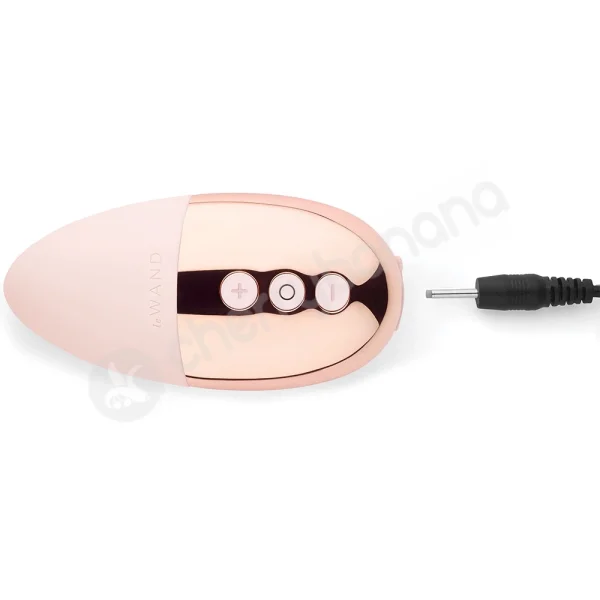 Le Wand Point Rose Gold Chrome 15 Function Vibrating Stimulator