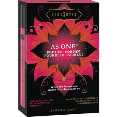 As One For Her For Him 2 Intimate Gels 12ml