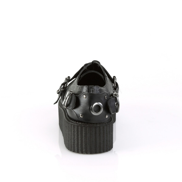 2 inches Platform Lace-Up Creeper w/ Buckle Strap — image 4 of 4