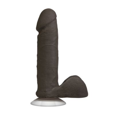 The Realistic Ur3 6 Inch Suction Cup Dildo Black 6 Inch