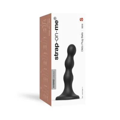 Strap on me Dildo Plug Balls S Black