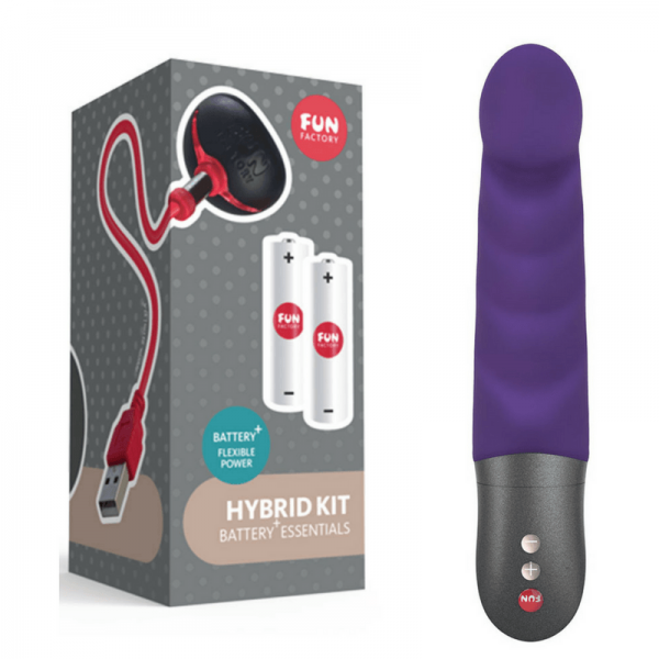 Abby G Silicone G-Spot Vibe With Battery+ Hybrid Technology by Fun Factory