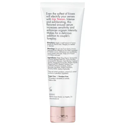 Lip Tease Kissable Stimulant Electric Mint 1 Fl Oz