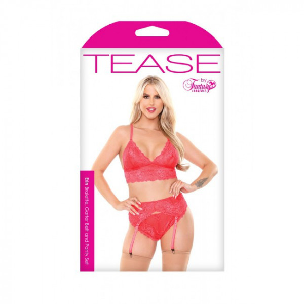 TEASE ERIN Bralette, Garter & Panty Set — image 4 of 4