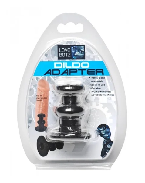 Sex Machine Dildo Adapter Attachment - Black