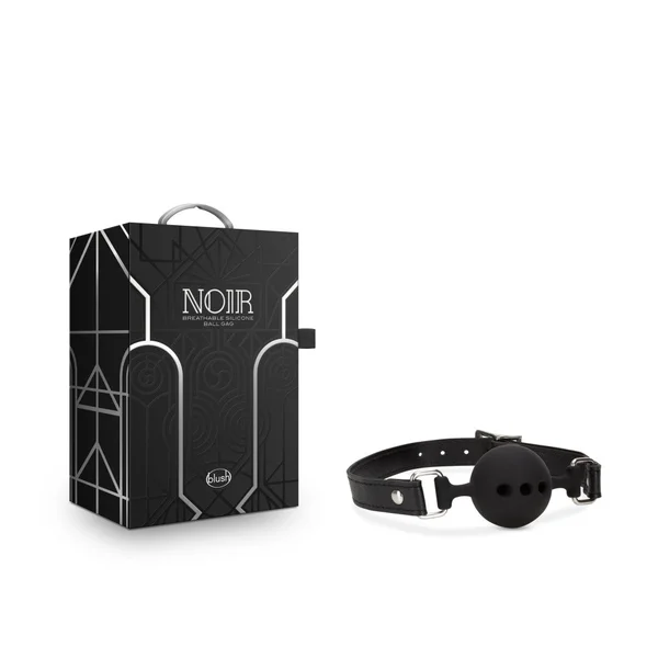 Noir Breathable Silicone Ball Gag Black — image 13 of 13