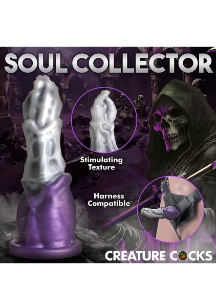 Grim Reaper 9" Silicone Suction Cup Dildo By Creature Cocks