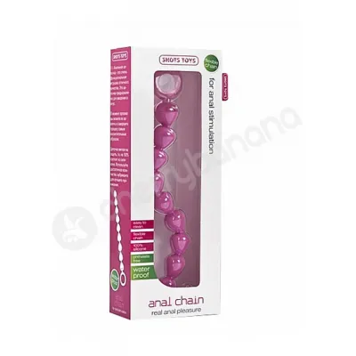 Shots Toys Pink Anal Chain