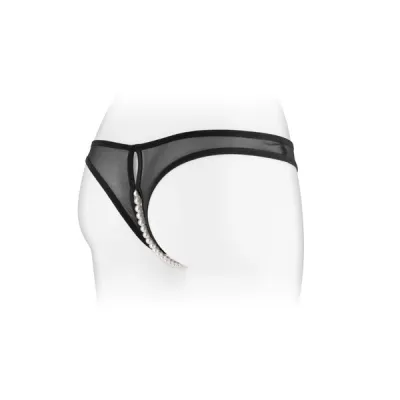 Fashion Secret Sophie Crotchless Thong with Pearl