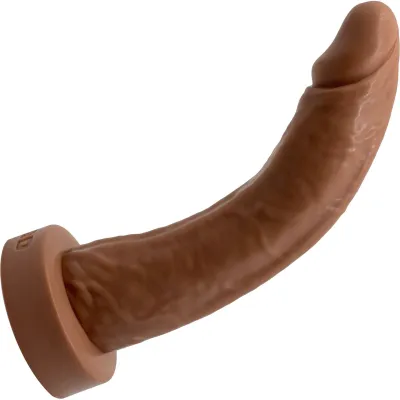 BIG Daddy Dominic XL 9 Platinum Silicone Realistic Dildo By Dee s Big Daddies Caramel