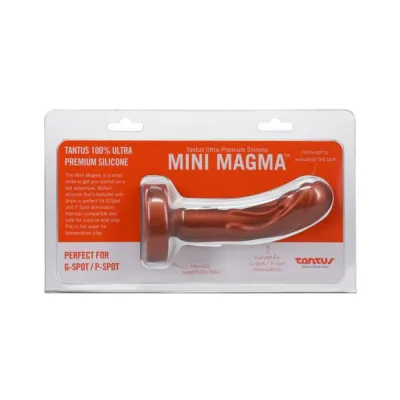 Realistic Dildos Tantus Mini Magma 5 In Fantasy Dildo Firm Copper