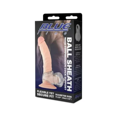 Penis Enhancers Blue Line Ball Sheath With Compression Cock Support
