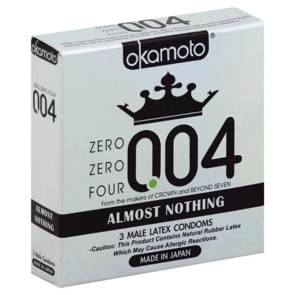 Okamoto 004 Zero Zero Four Ultra-Thin Condoms (IN-STOCK)