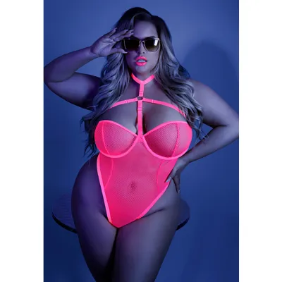 All Nighter Bodysuit with Open Back Queen Size