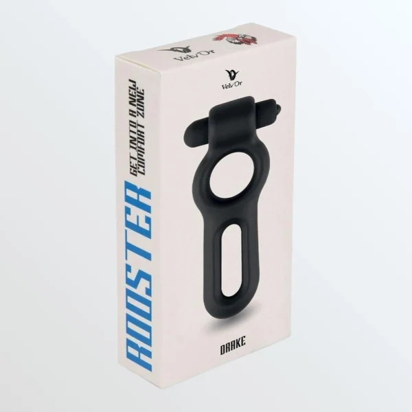 Velv'Or Rooster Drake Dual-Ring Vibrating C-Ring — image 12 of 12