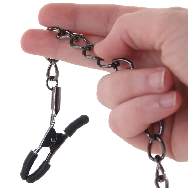 Bound Adjustable DC2 Nipple Clamps by NS Novelties - Gunmetal