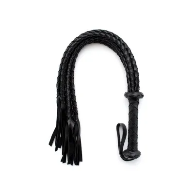 Braided Flogger Black