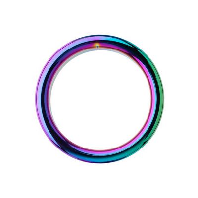 Kink Range Iridescent Penis Head Ring 1 7 Inch Rainbow 44mm