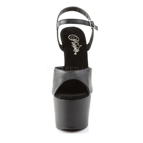 7 inch Stiletto Heel Ankle Strap PF Sandal — image 6 of 8