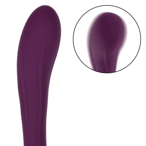 Obsession Passion Rechargeable Waterproof Silicone G-Spot Vibrator By CalExotics - Purple