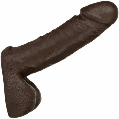 Doc Johnson Vac U Lock 8 Realistic Cock Chocolate