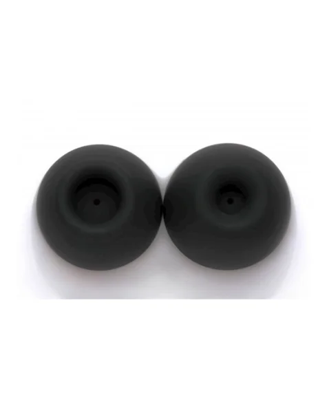 Inmi Shegasm Supreme 3-in-1 Silicone Suction Rabbit Vibe - Black - 8.7 Inch