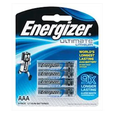 Energizer Lithium Aaa 4pk