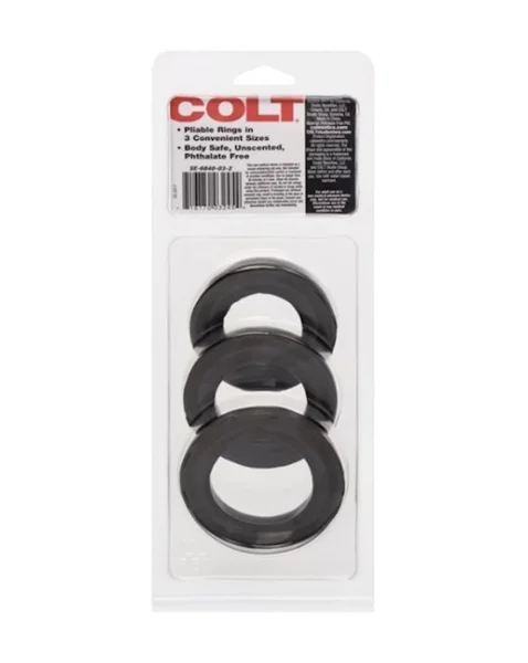 Colt 3 Ring Set - Black