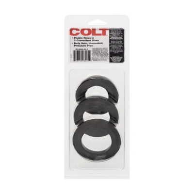 Colt 3 Ring Set Black