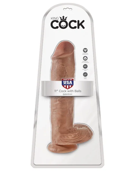 King Cock - 11 in. Cock With Balls