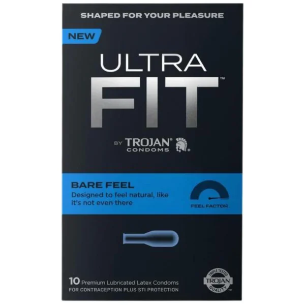Trojan Ultra Fit Bare Feel Condoms | 10-Pack