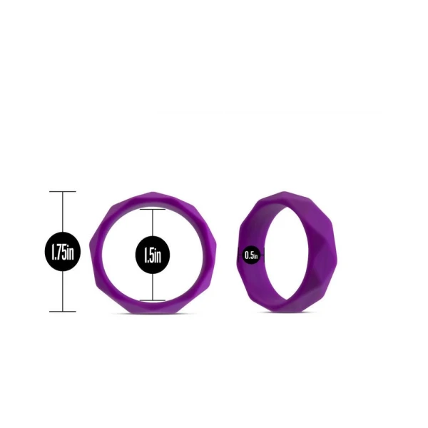 Wellness - Geo C Ring - Purple