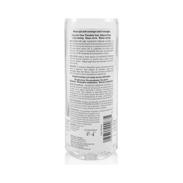 F-ck Water Silicone Lubricant 2oz