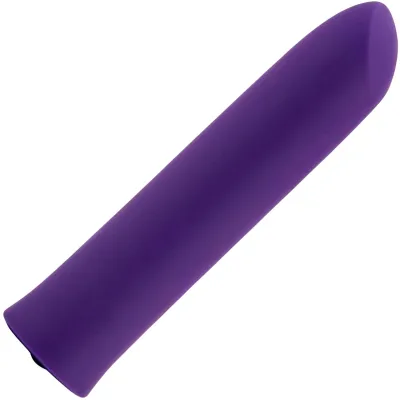Iconic 20 Function Rechargeable Silicone Waterproof Bullet Vibrator By Nu Sensuelle Deep Purple
