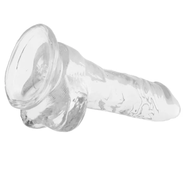 King Cock Clear 5'' Cock with Balls