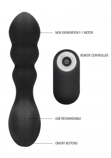 Sono No. 78 Rechargeable Anal Stimulator with Remote by Shots