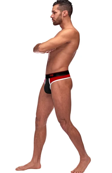 Men's Lingerie - Retro Sport Panel Thong - S- M