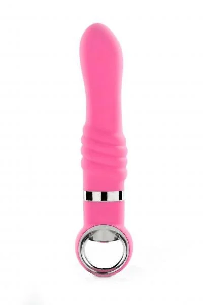 Closet Collection The Christiane Soul Silicone Vibrator Waterproof Pink 7 Inch — image 4 of 6