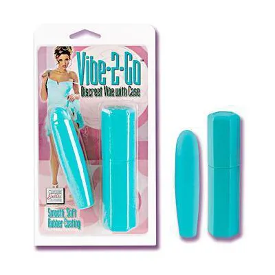 VIBE 2 GO DISCREET VIBE WITH CASE 4 INCH TEAL