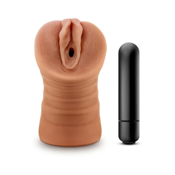 M For Men Julieta Mocha Tan Vagina Stroker — image 10 of 16