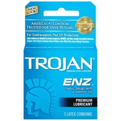 Trojan Enz Lubricated 3 Pack