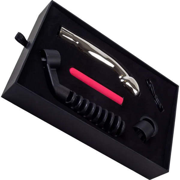 L'Acier Capo Stainless Steel Waterproof Rechargeable Vibrating Dildo