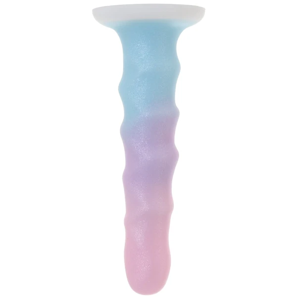 Cotton Candy Sweet Tooth 7" Silicone Suction Cup Dildo