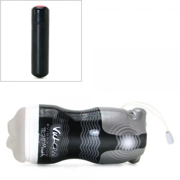 Vulcan + Vibration Love Skin Masturbator Tight Mouth