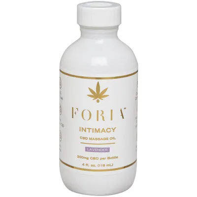 Foria Intimacy Lavender Massage Oil