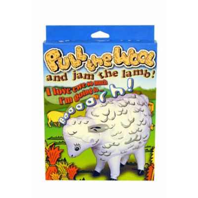 Blow Up Sheep Novelty Doll