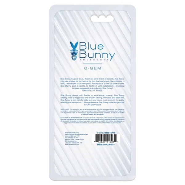 Blue Bunny - G Gem Rabbit Vibe