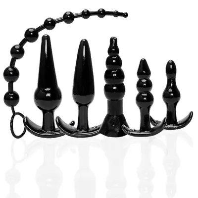 The 9 s Try Curious Anal Plug Kit Black