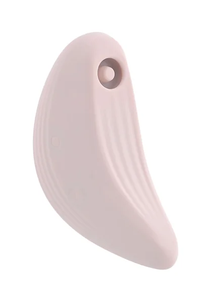 Playboy Pleasure Palm Rechargeable Silicone Tapping Clitoral Vibrator - Pink