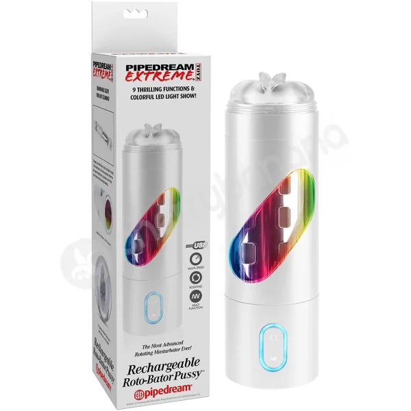 Pipedream Extreme Toyz Rechargeable Roto-Bator Pussy Stroker